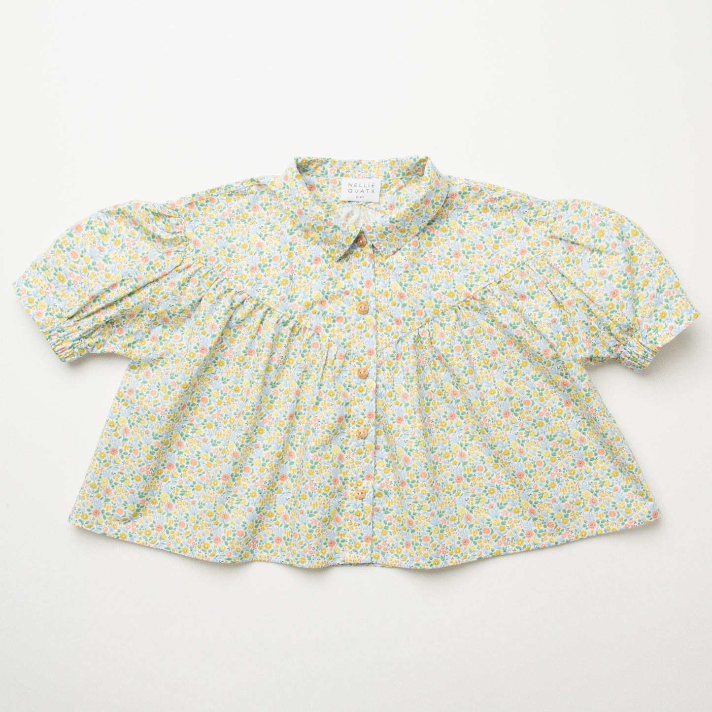 duck, duck, goose blouse | astrid niva liberty print