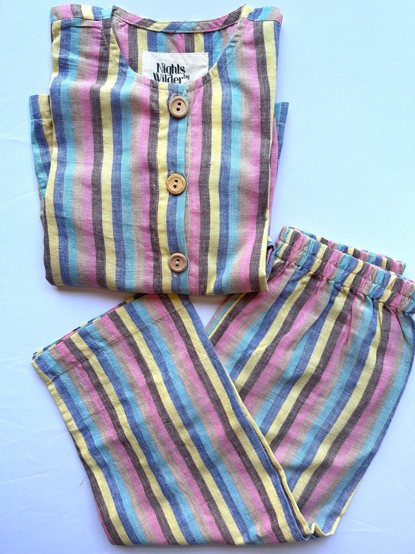 farrow pajamas | chunky rainbow