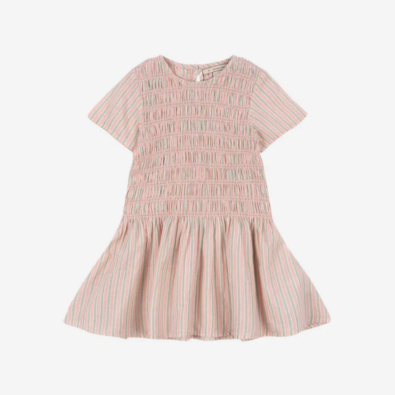 luli dress | blush stripe