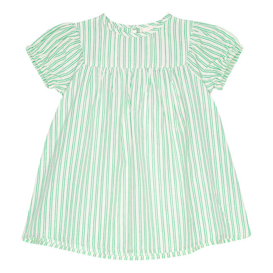james short sleeve dress | green + cloud