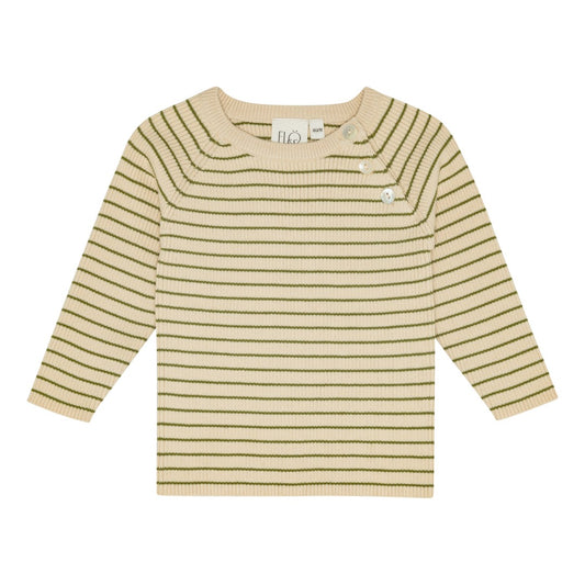 flye sweater | warm cotton + green