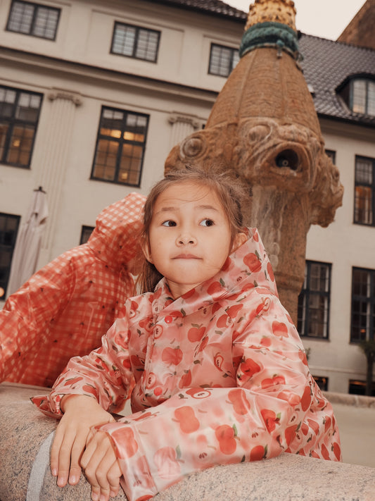 caila raincoat | red apple