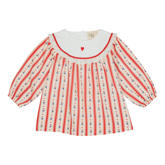 noelle dress | holiday stripe