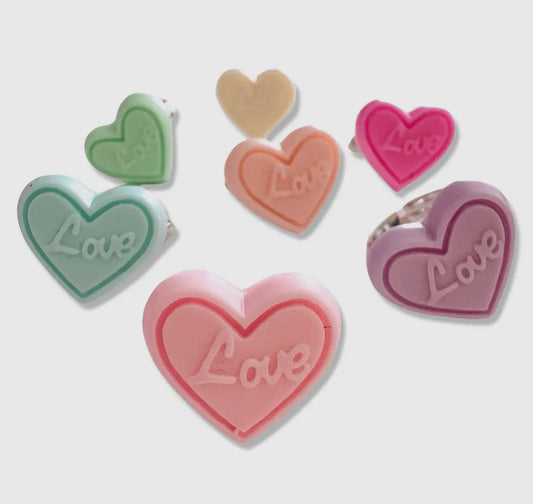 love candy heart ring