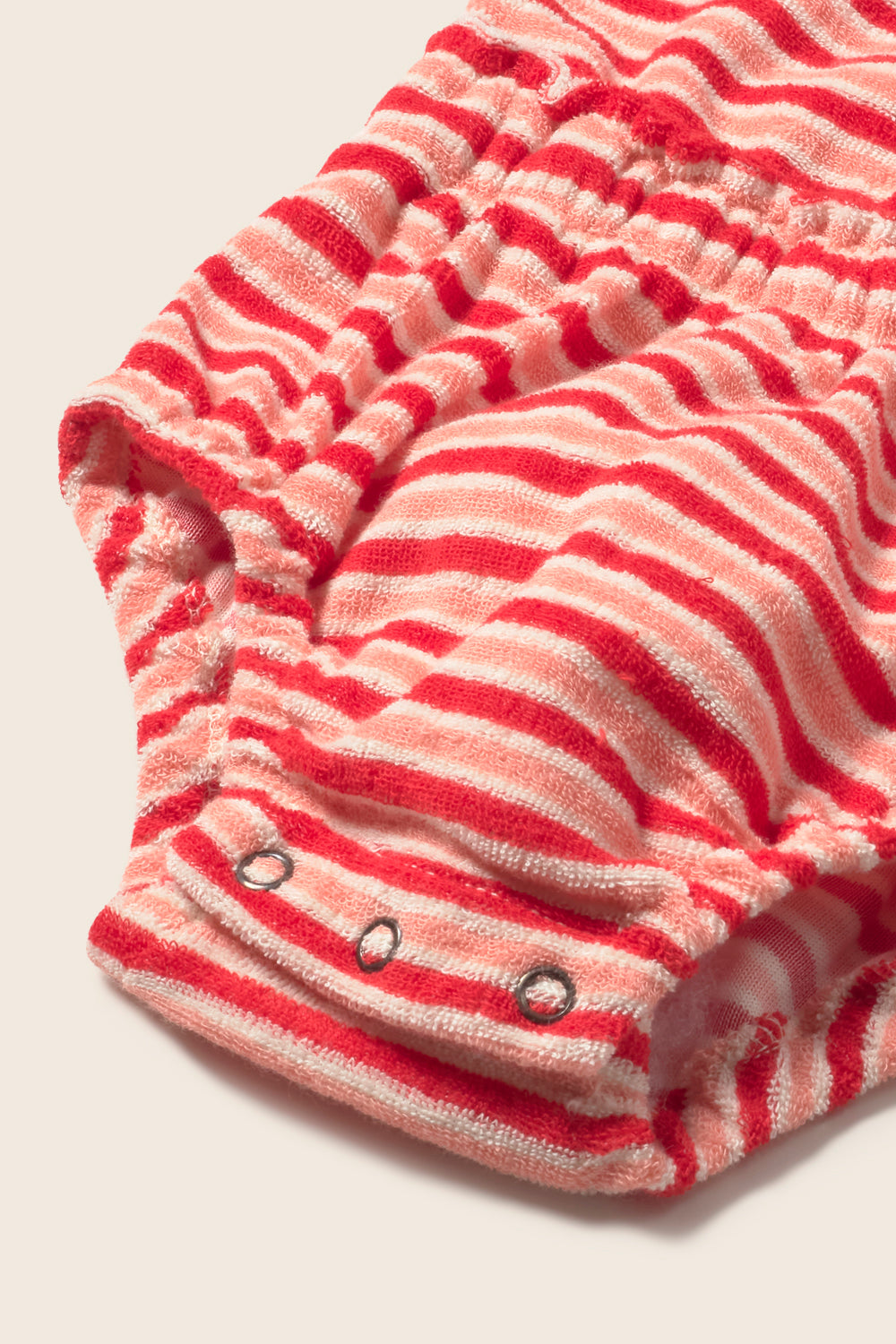 gianna terry romper | tomato