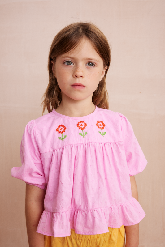 lana baby blouse | dobby rose