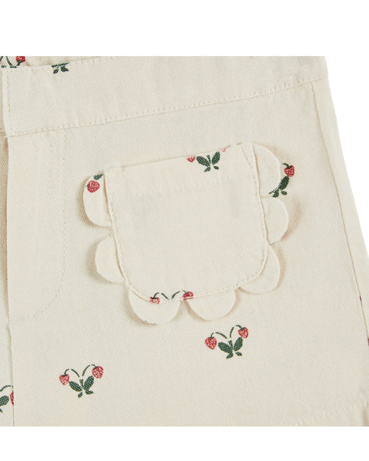 flower pocket shorts