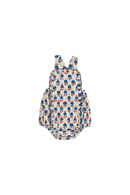 roma romper | sablet blue