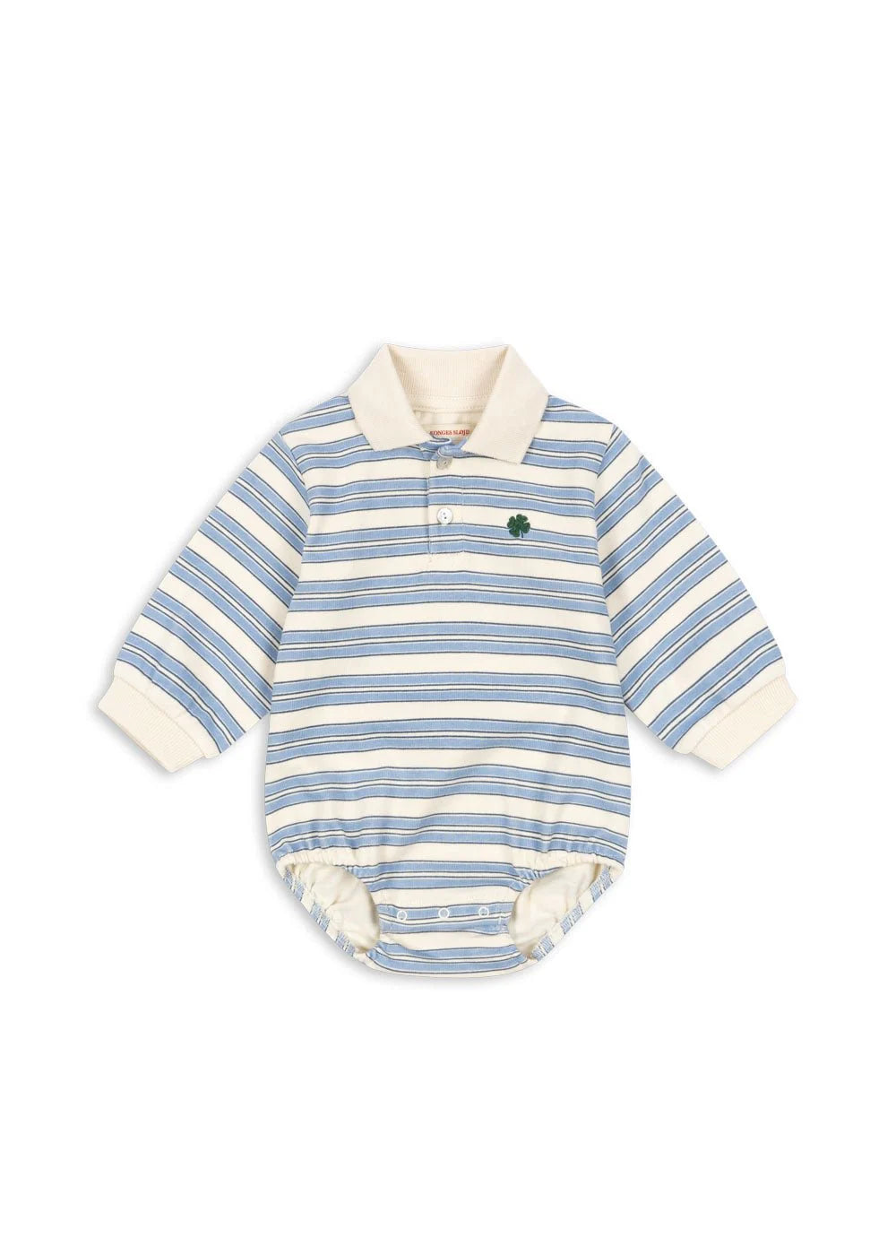 spotty romper | stripe ciel