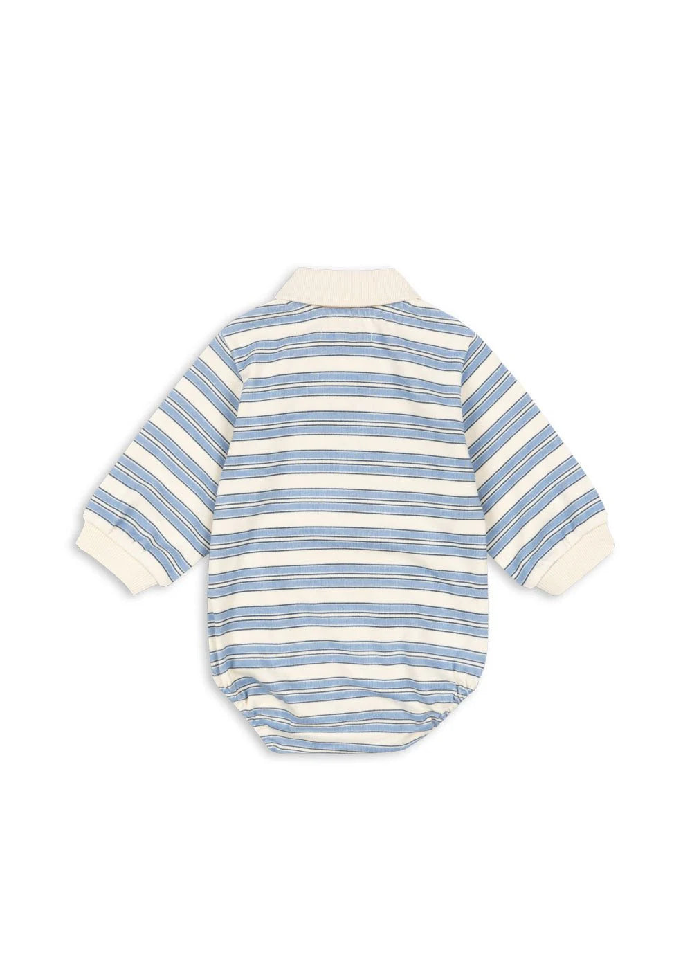 spotty romper | stripe ciel