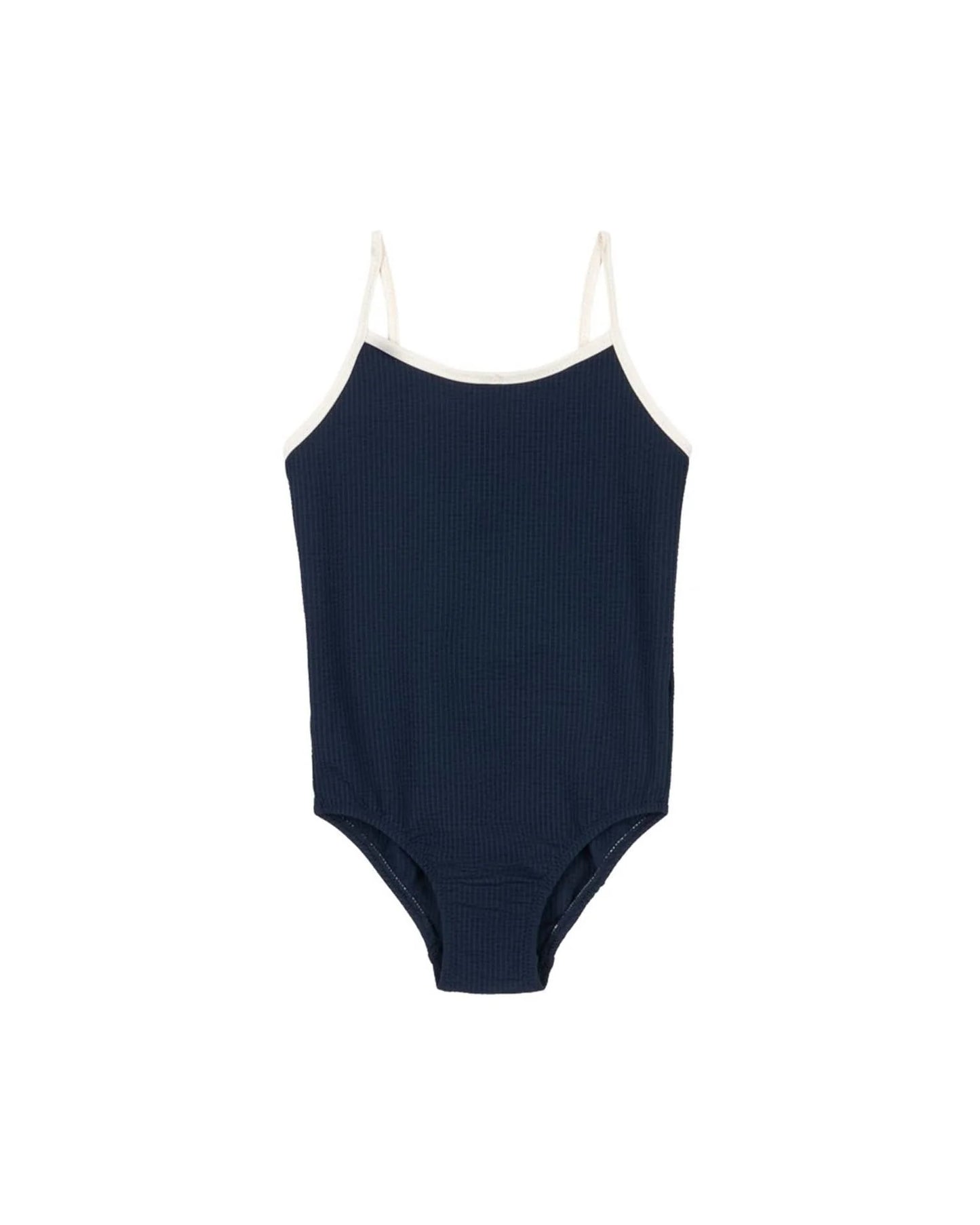 bowie swimsuit | navy blazer