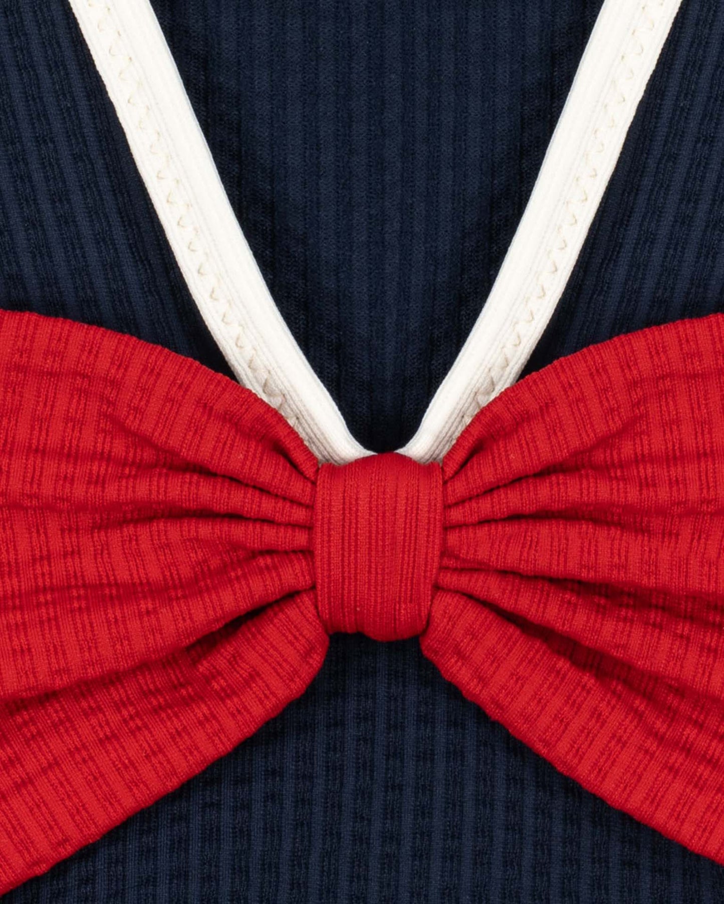 bowie swimsuit | navy blazer