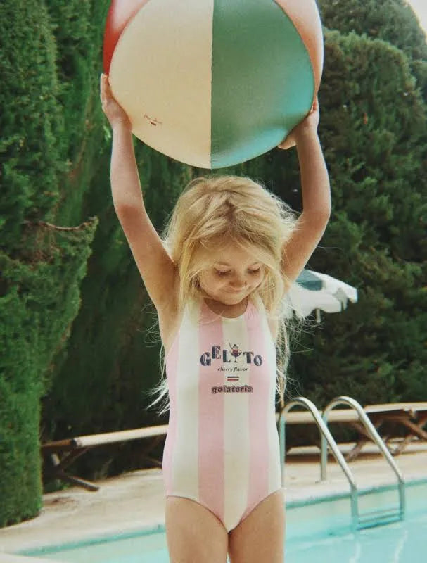 pomia swimsuit | candy rose stripe
