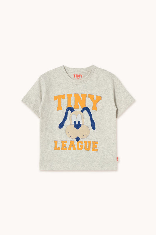 tiny league graphic tee | light heather grey