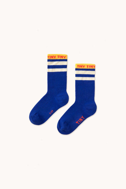 tiny medium height socks | ultramarine