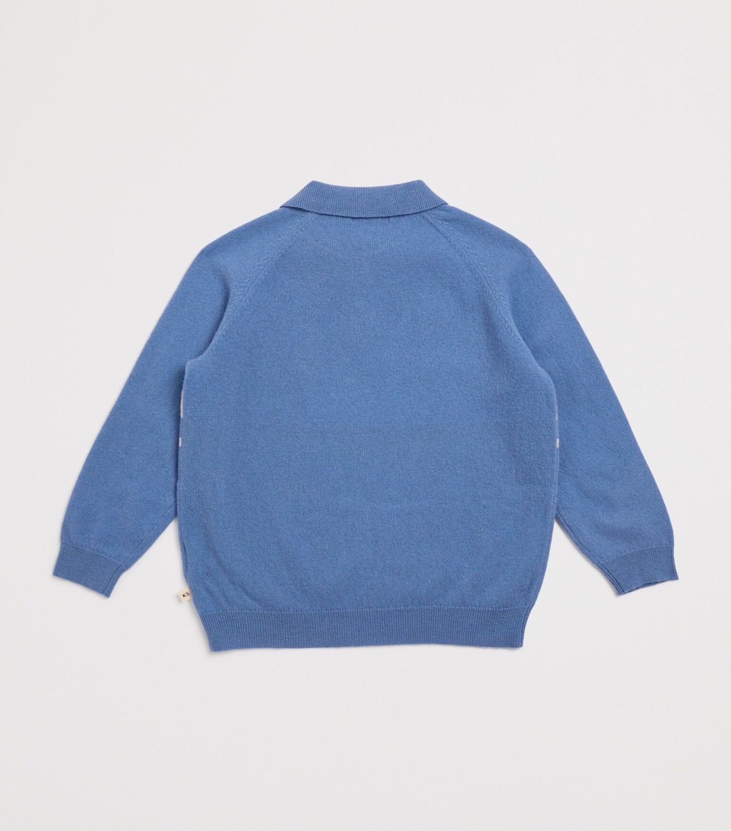 basi wool polo | blue