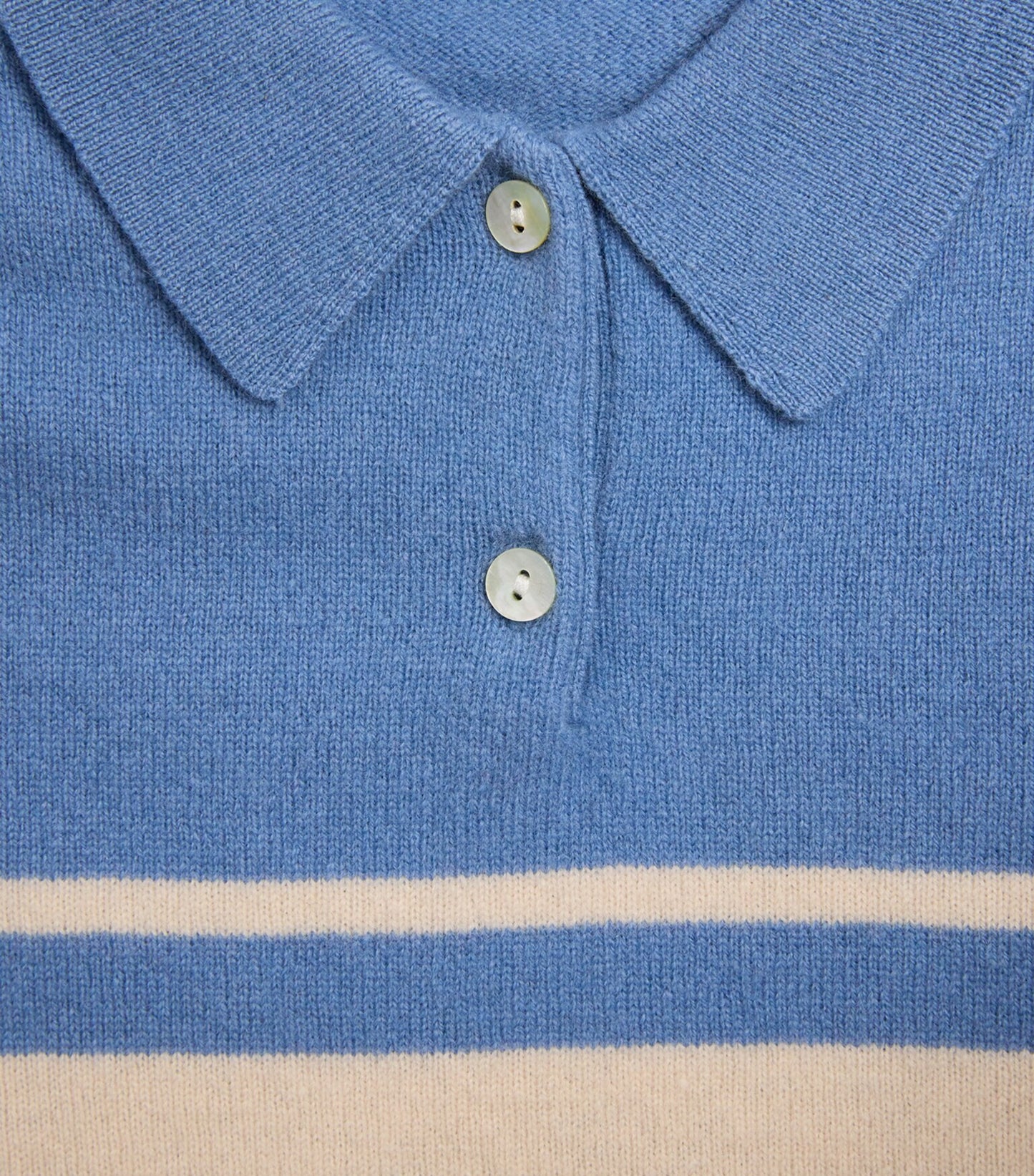 basi wool polo | blue