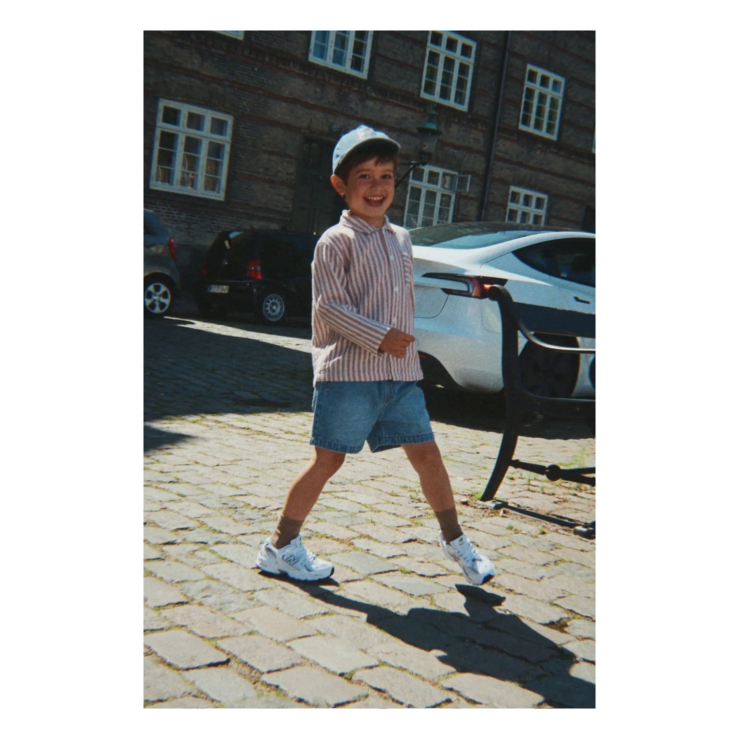 magot denim shorts | blue