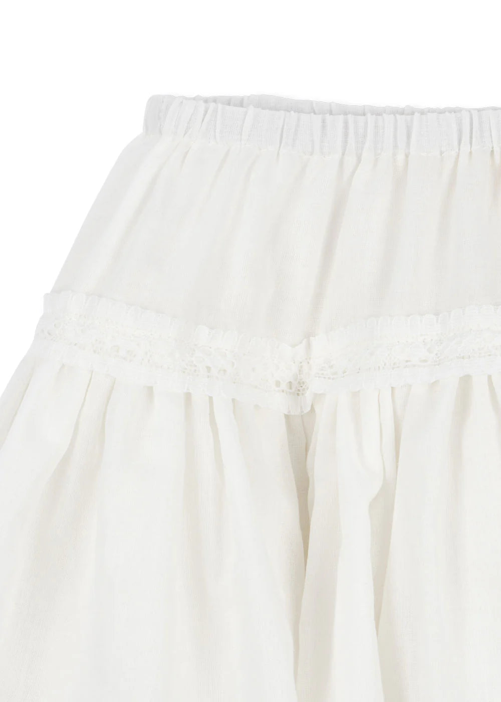mora skirt | optic white