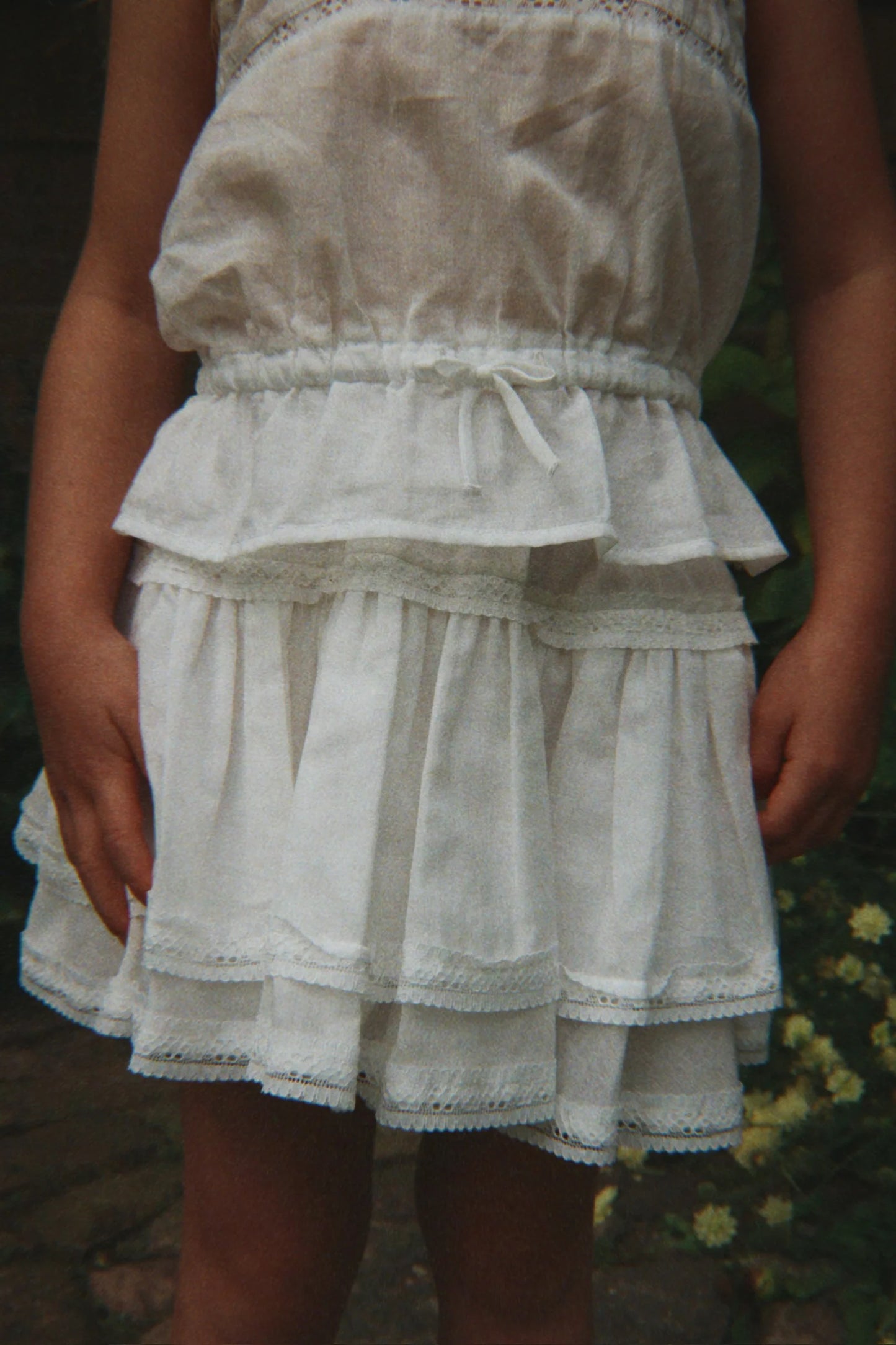 mora skirt | optic white
