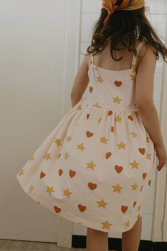 hearts stars dress