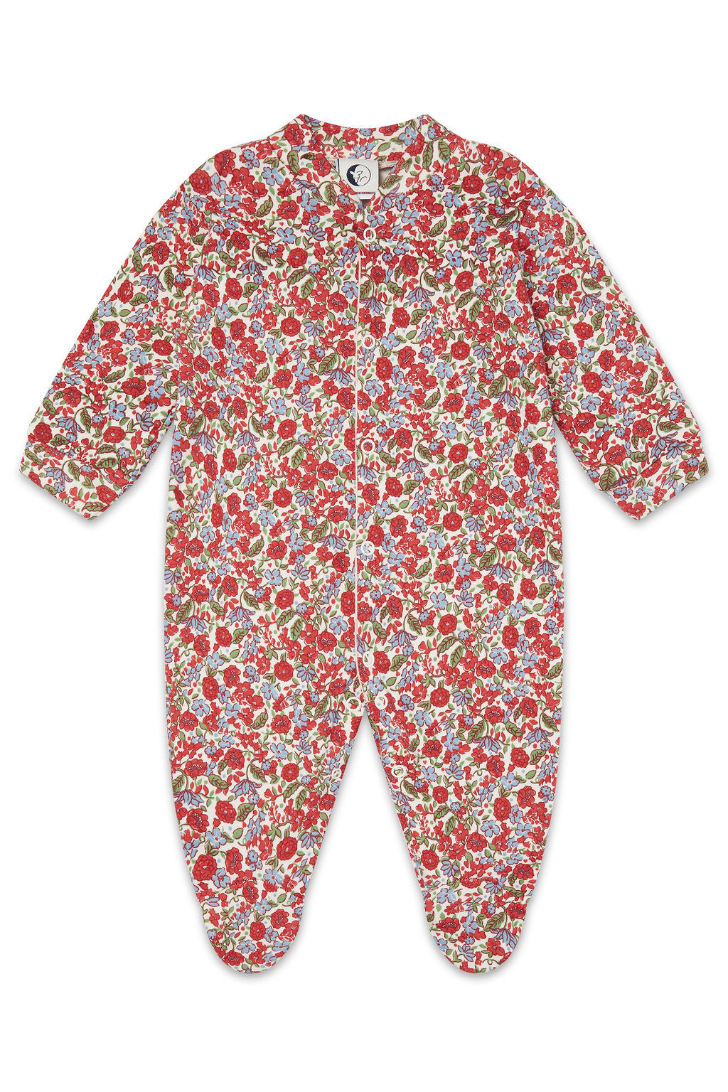 baby sleepsuit | festive floral