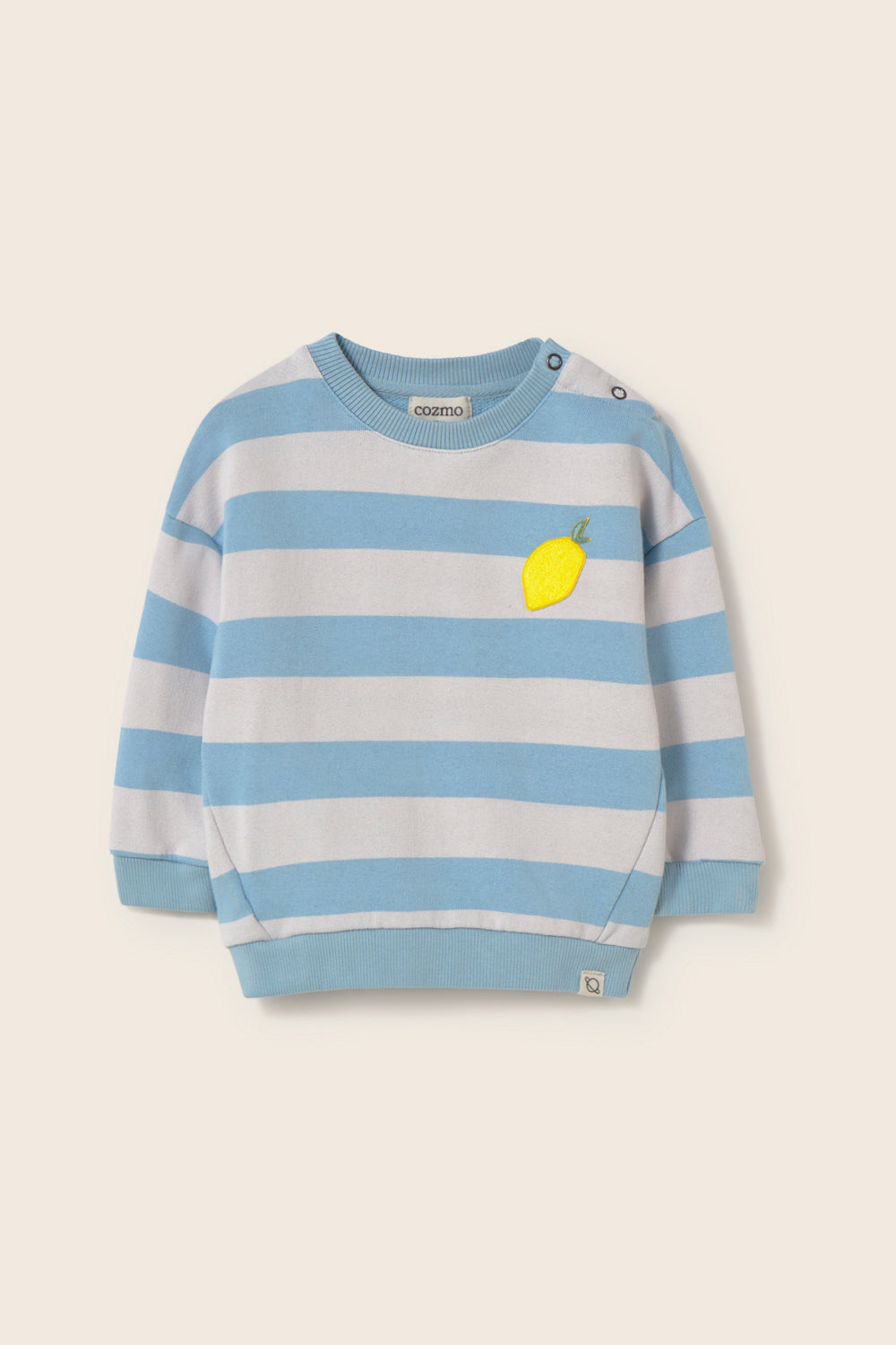 kelly sweatshirt | blue striped