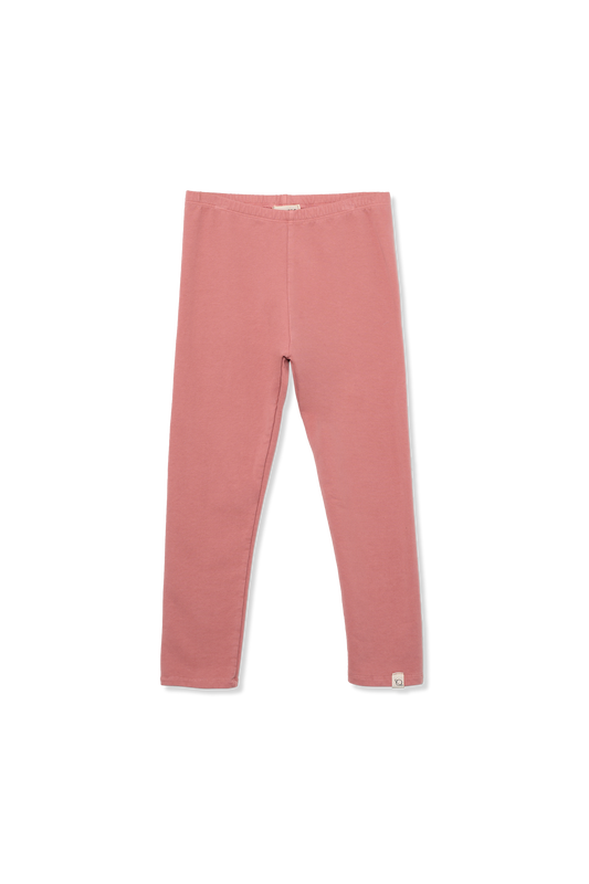 soft fleece leggings | rose