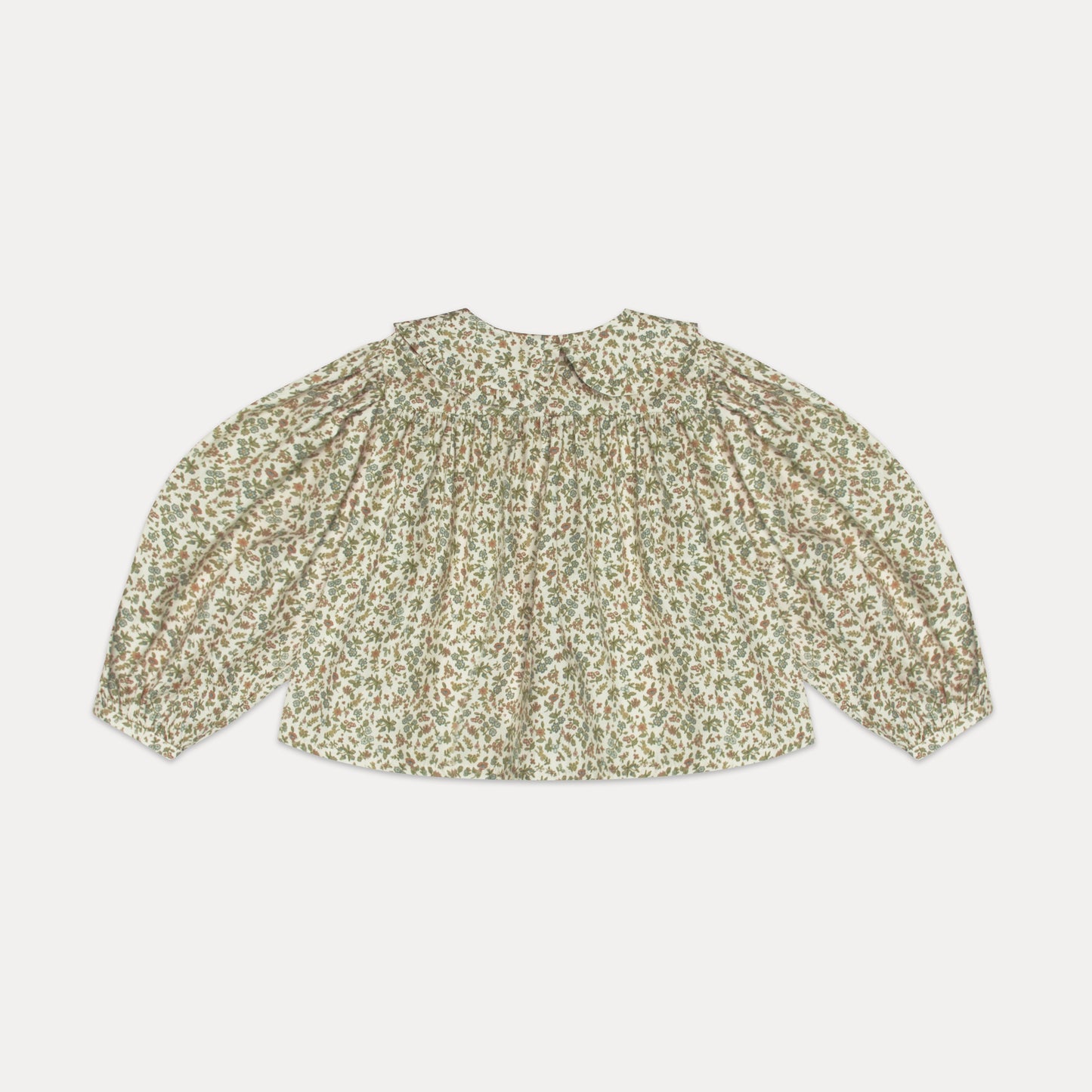 duck duck goose blouse | oat busy wild floral