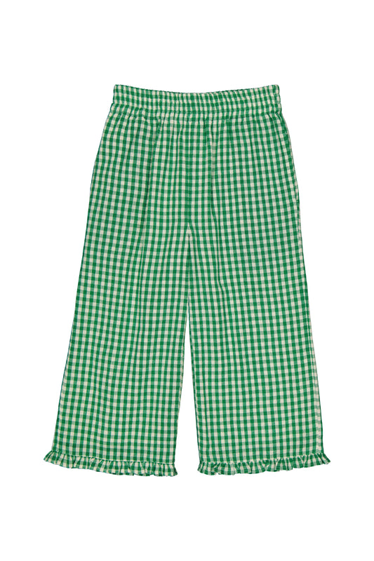 malika pant | gingham green