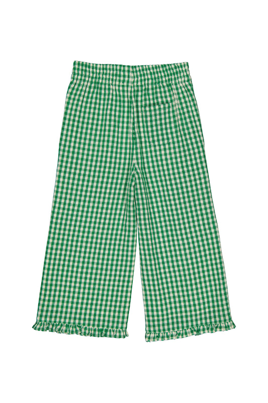 malika pant | gingham green