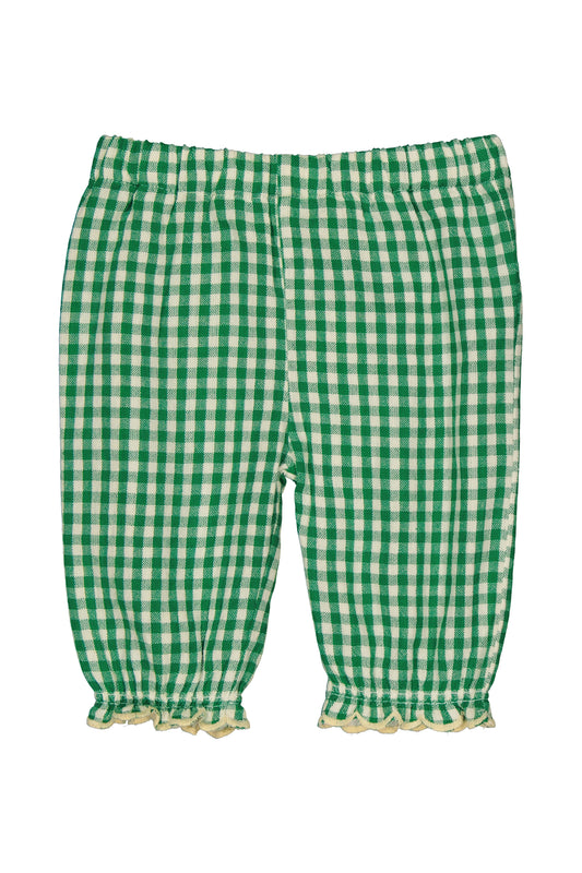 mignon baby pant | gingham green