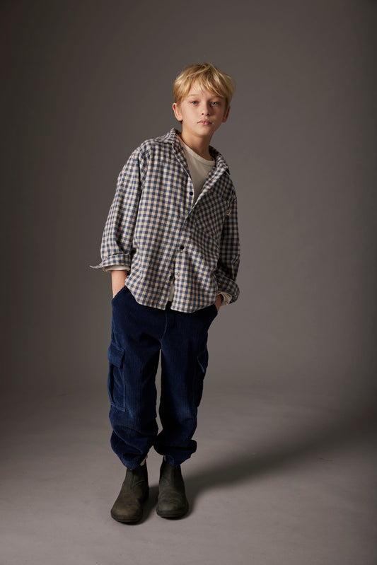 gingham flannel shirt | samuel