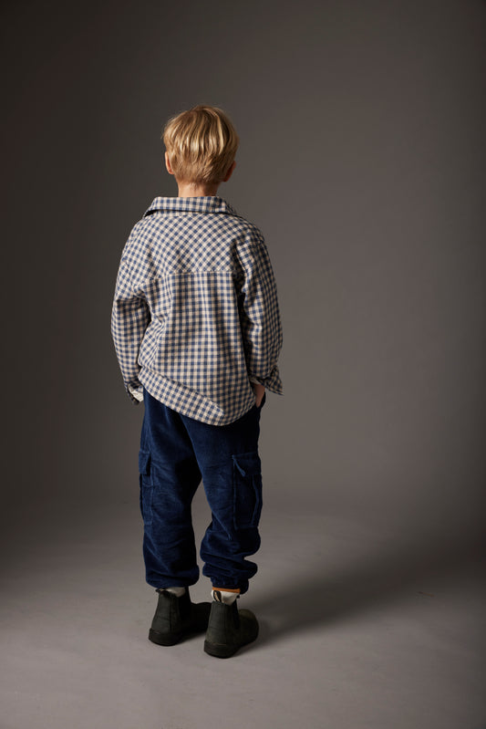 gingham flannel shirt | samuel