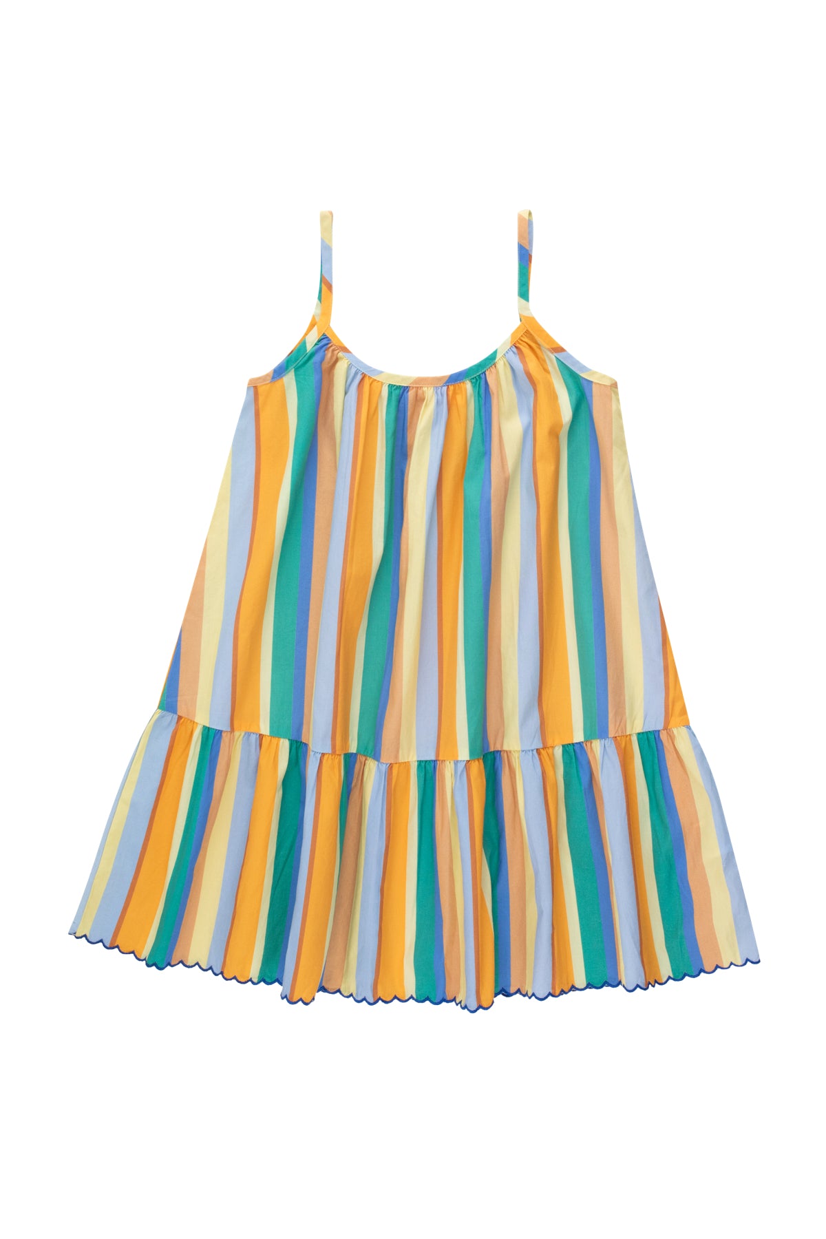 multicolor stripes dress