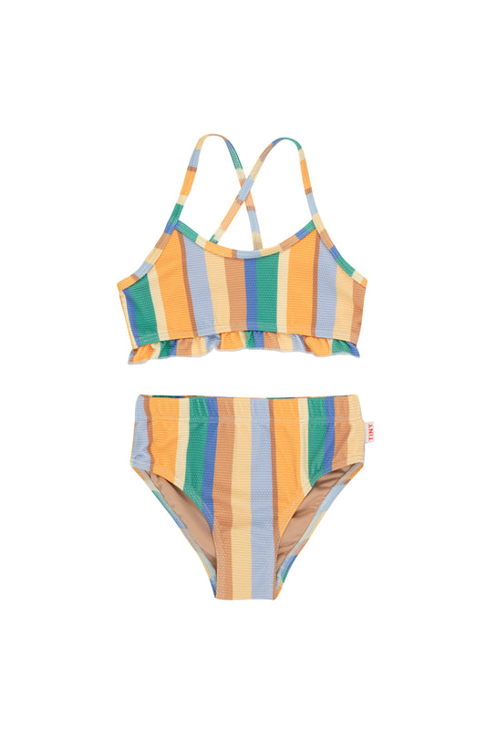 multicolor stripes swim set