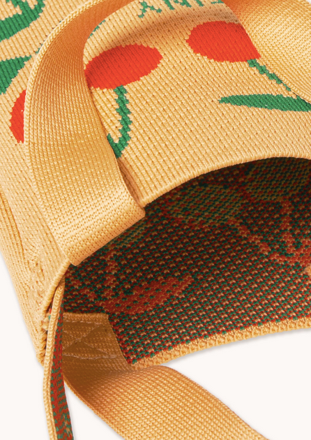 cherries mini bag | dusty yellow