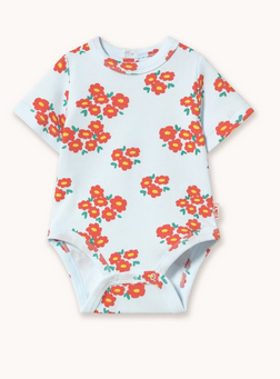 blossoms ribbed body | ice blue