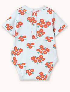 blossoms ribbed body | ice blue