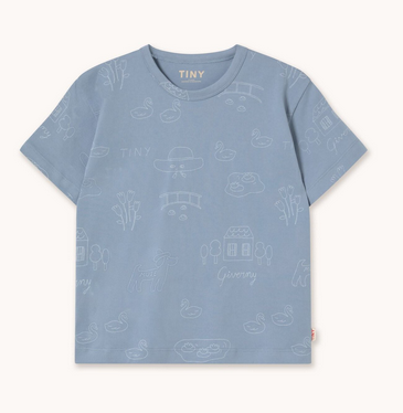 giverny knitted tee | grey