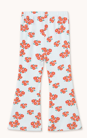 blossoms rib pant | ice blue