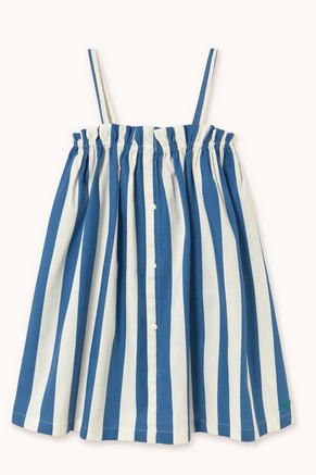 stripes dress | light navy