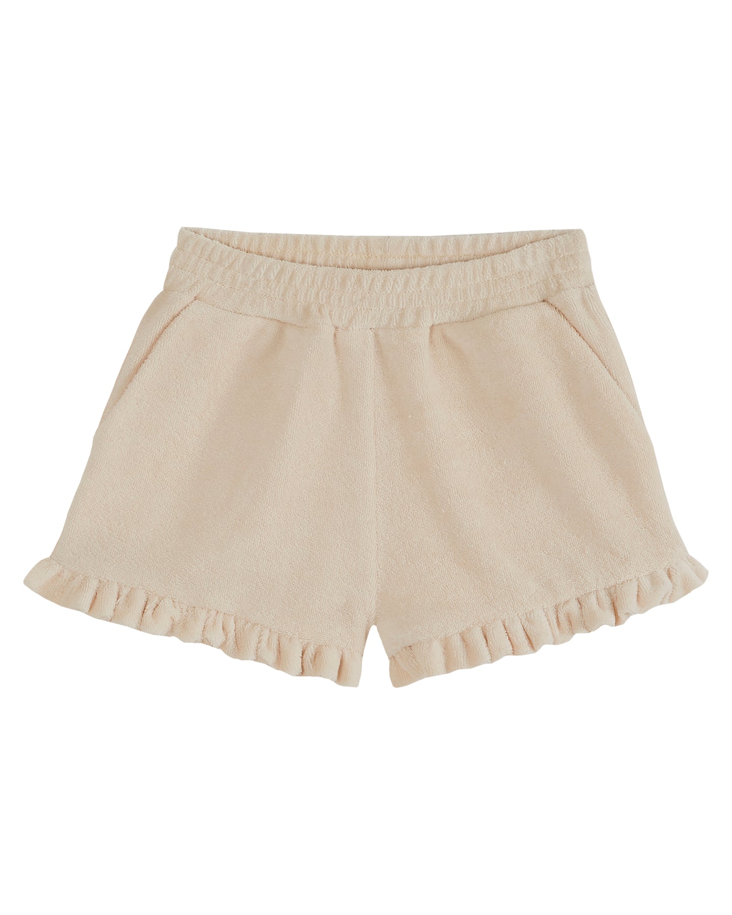 terrycloth shorts | creme