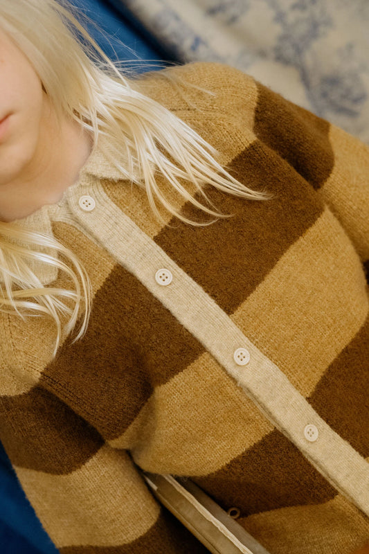 stripes cardigan