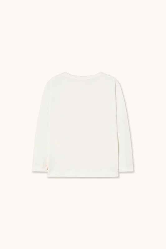 flower graphic sleeve tee