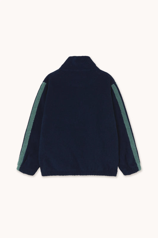 towel mockneck sweatshirt