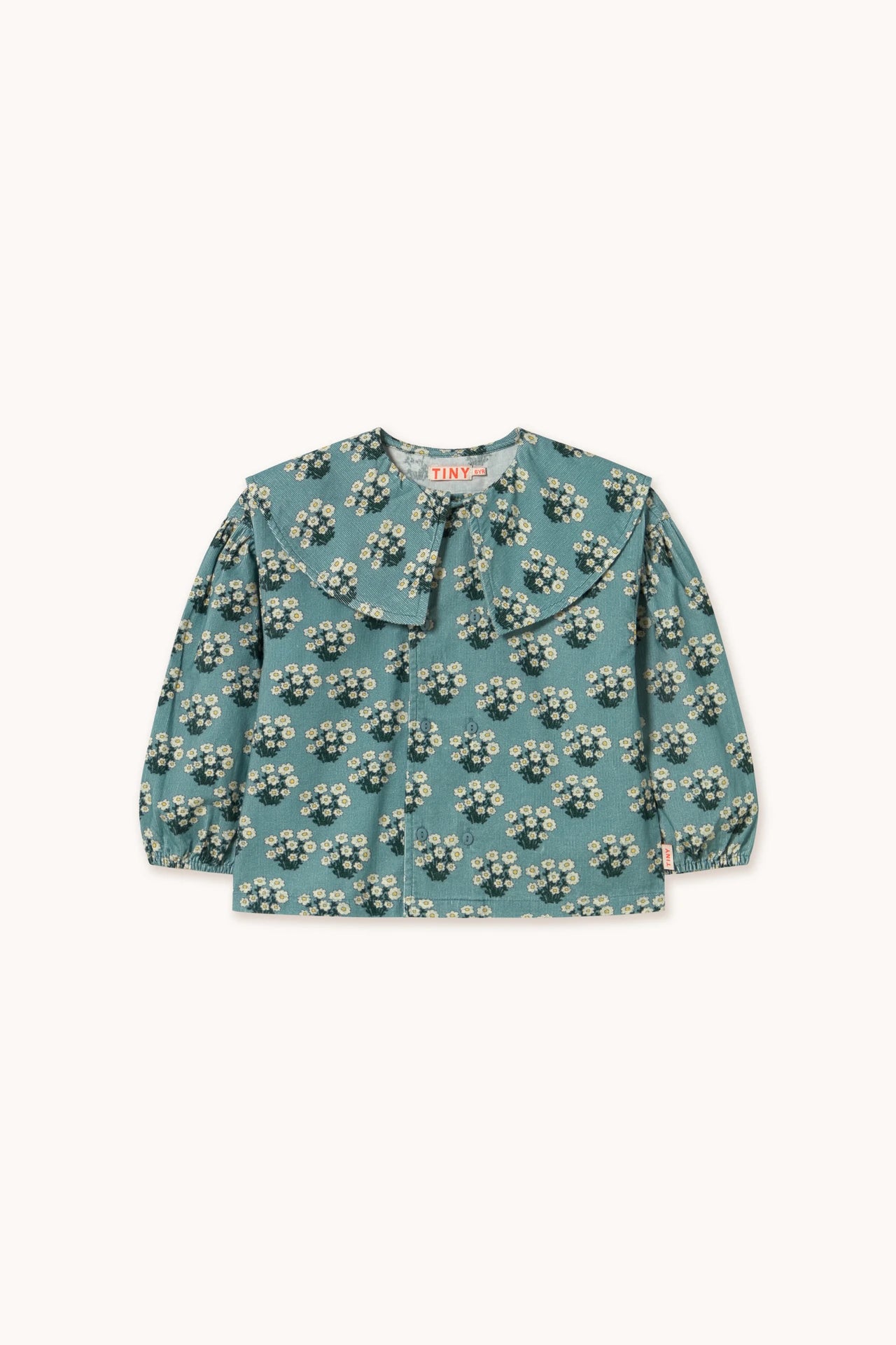 white bouquet shirt