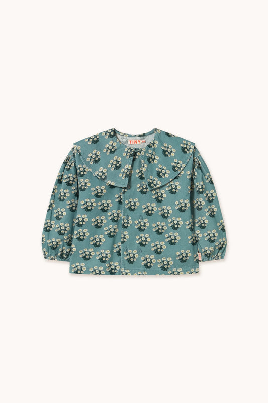 white bouquet shirt