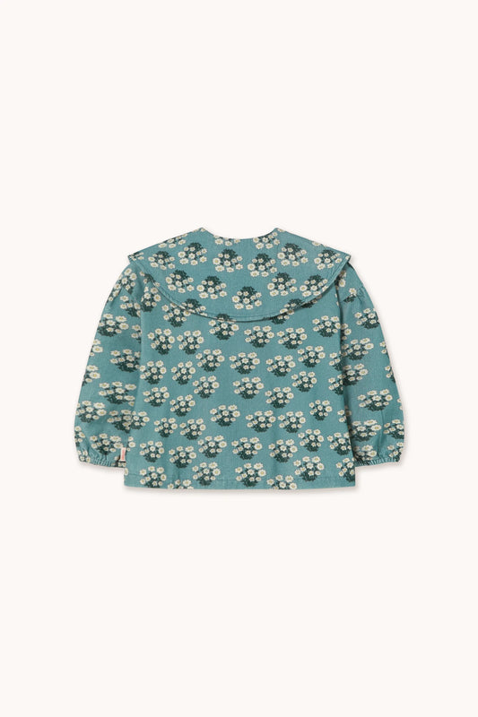 white bouquet shirt
