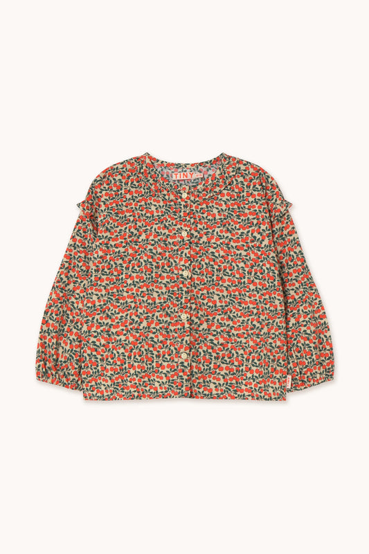 mini apples frilled blouse